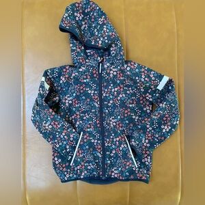 H&M Girls Floral Print Windbreaker/Rain Jacket